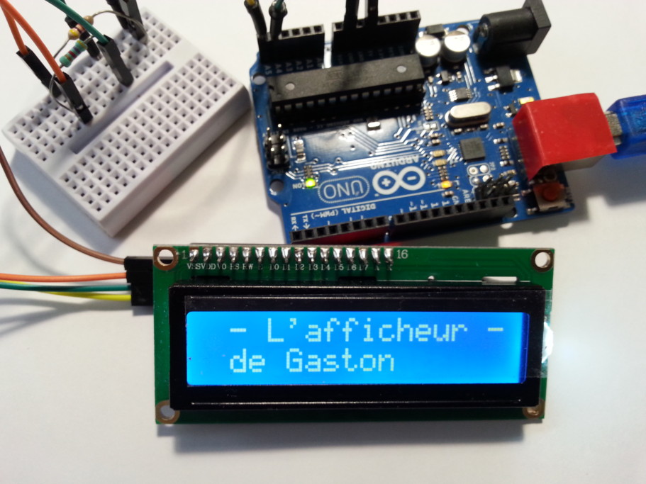 Écrire un texte sur un écran LCD 16x2 avec un module I2C - Ardwinner !